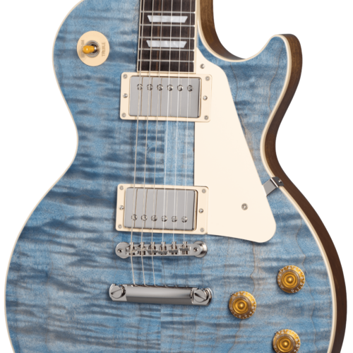 Gibson USA Les Paul Standard '50s Electric Guitar in Transparent Ocean Blue
