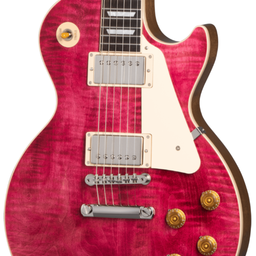 Gibson USA Les Paul Standard '50s Electric Guitar in Transparent Fuchsia