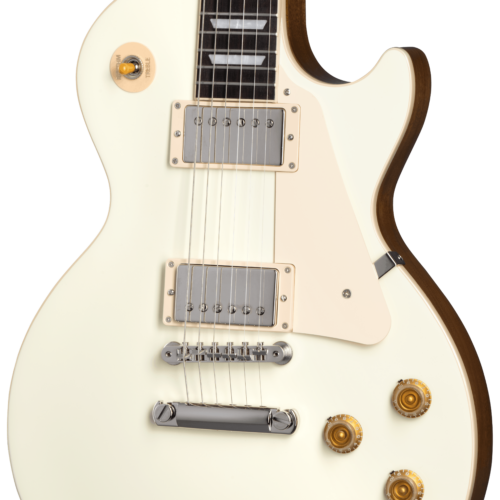Gibson USA Les Paul Standard '50s Electric Guitar in Solid Classic White