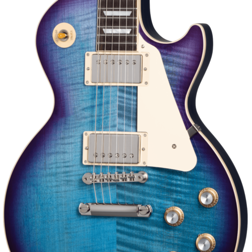 Gibson USA Les Paul Standard '60s Electric Guitar in Transparent Blueberry Burst