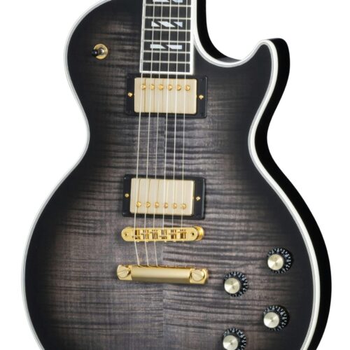 Gibson USA Les Paul Supreme Electric Guitar in Transparent Ebony Burst