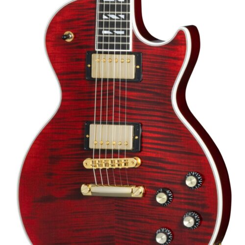 Gibson USA Les Paul Supreme in Electric Guitar in Wine Red