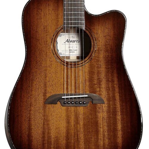 Alvarez Masterworks Dreadnought Cutaway & Bevels Mahogany top back Shadowburst LR Baggs HiFi