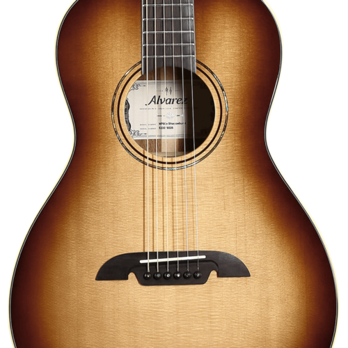Alvarez Masterworks Parlor Spruce top Mahogany back Shadowburst LR Baggs HiFi