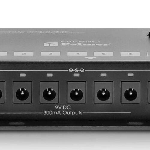PWT 08 MK2 Universal 8-Outlet Pedalboard Power Supply
