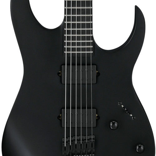 Ibanez RGRTBB21-BKF Baritone Electric Guitar in Black Flat