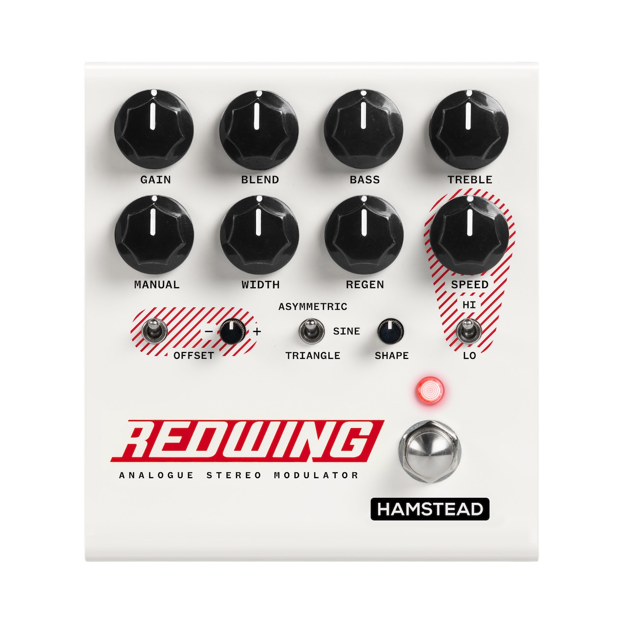 Hamstead Soundworks x That Pedal Show Redwing Stereo Analogue Modulator Pedal