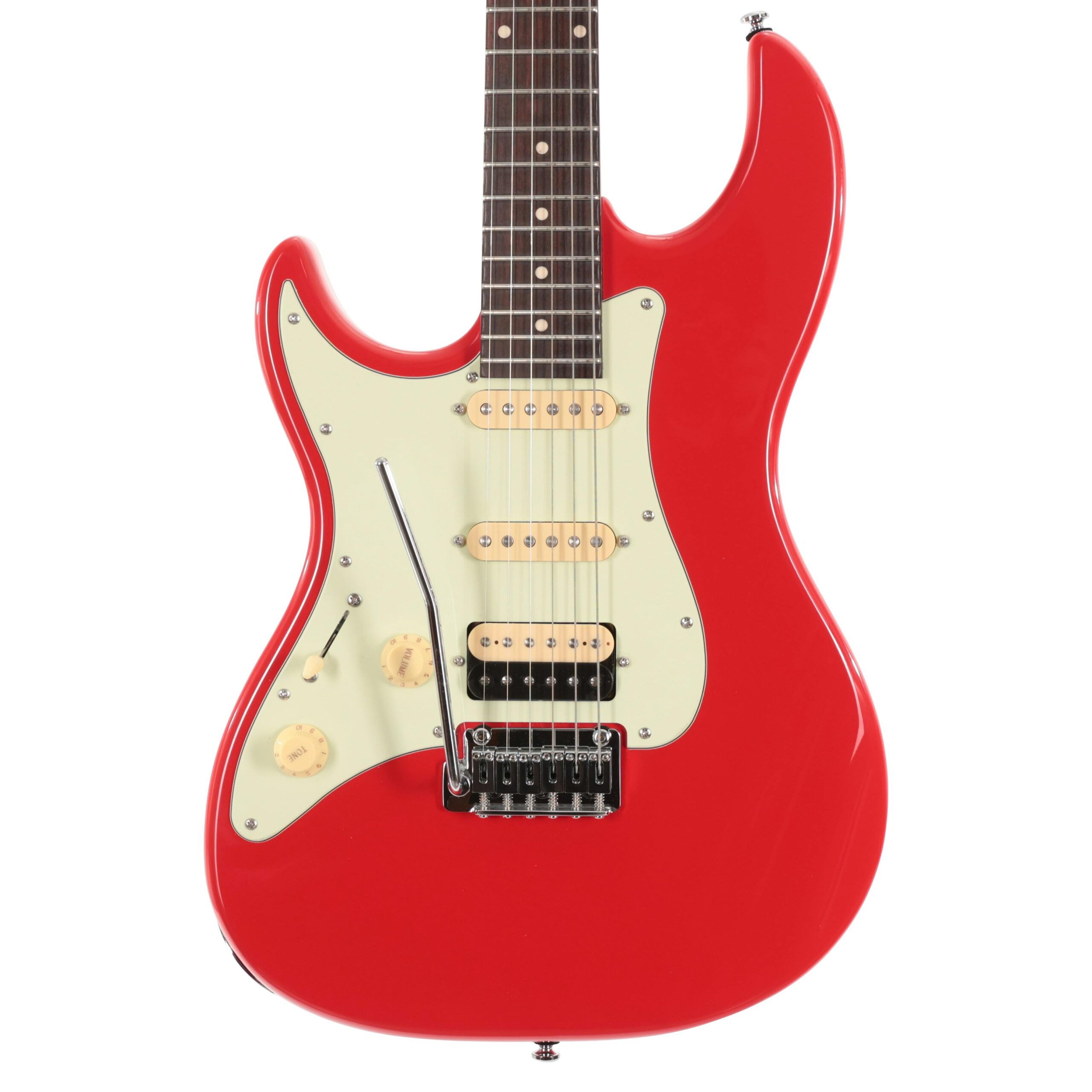 B Stock : Sire Larry Carlton S3 HSS Left Handed Electric Guitar in Red 003