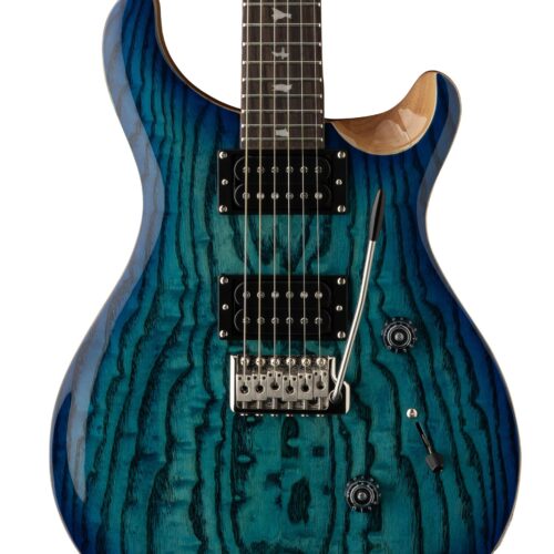 PRS Limited Edition SE Exotic Custom 24 Burled Ash in Lake Blue
