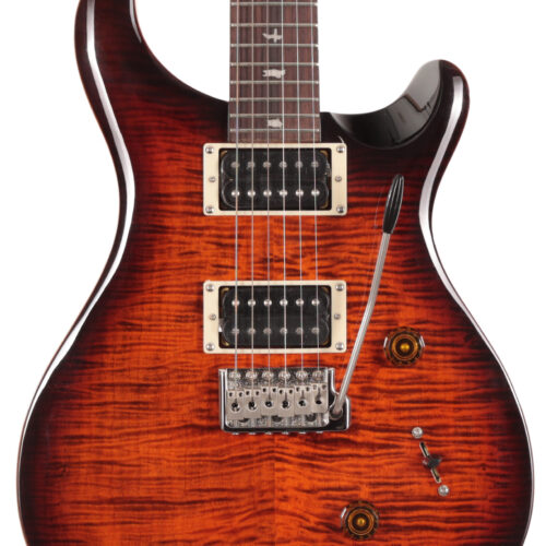 PRS Limited Edition SE Custom 24 Electric Guitar in Orange Tiger Smokeburst