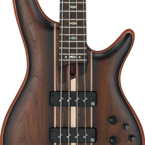B Stock : Ibanez SR1350B-DUF Premium Bass Guitar in Dual Mocha Burst Flat 001