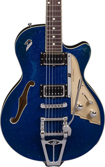 Duesenberg Starplayer TV Semi-Hollow Electric Guitar in Blue Sparkle
