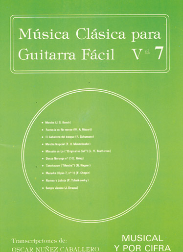 MÃºsica ClÃ¡sica para Guitarra FÃ¡cil, Volumen 7 Nueva Carisch EspaÃ±a
