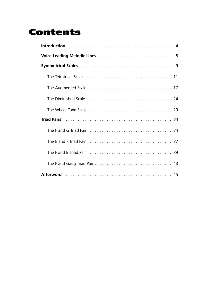 Modern Jazz Concepts for Guitar Musicians Institute Press
