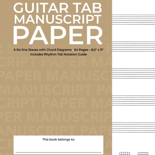 Guitar TAB Manuscript Paper Hal Leonard