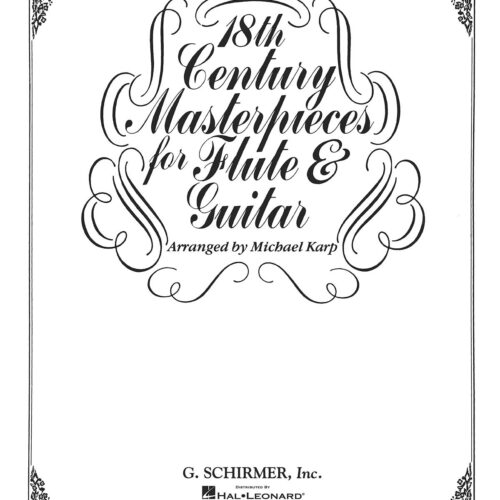18th Century Masterpieces for Flute and Guitar G. Schirmer
