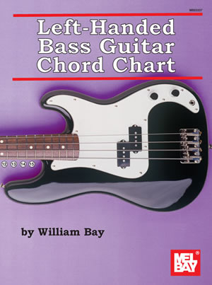 Left-Handed Bass Guitar Chord Chart Mel Bay Publications