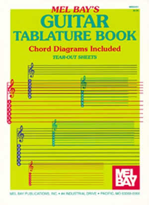 Guitar Tablature Book Mel Bay Publications