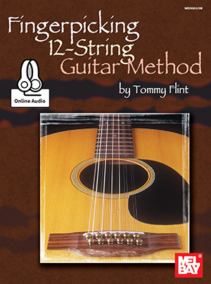 Fingerpicking 12-String Guitar Method Book Mel Bay Publications