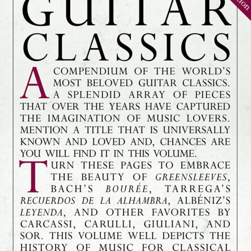 The Library Of Guitar Classics Music Sales