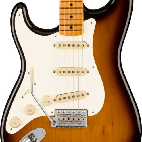 Fender American Vintage II Left-Handed '57 Stratocaster in 2-Tone Sunburst, Maple Neck in stock