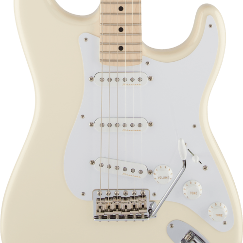 Fender Eric Clapton Signature Strat Electric Guitar in Olympic White in stock