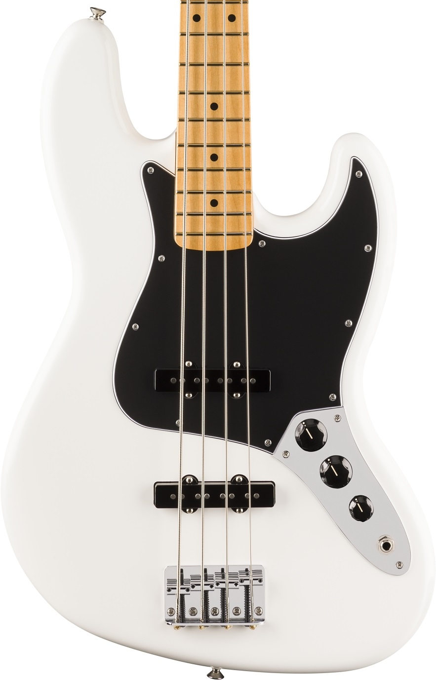 Fender Player II Jazz Bass Maple Fingerboard Polar White in stock - Image 1
