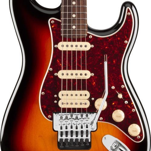 Fender Player II Modified Stratocaster HSS Floyd Rose in Three Tone Sunburst in stock