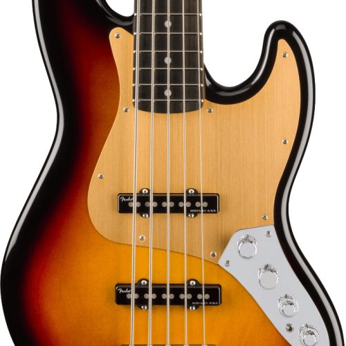 Fender American Ultra II Jazz Bass V in Ultraburst Ebony Fingerboard in stock