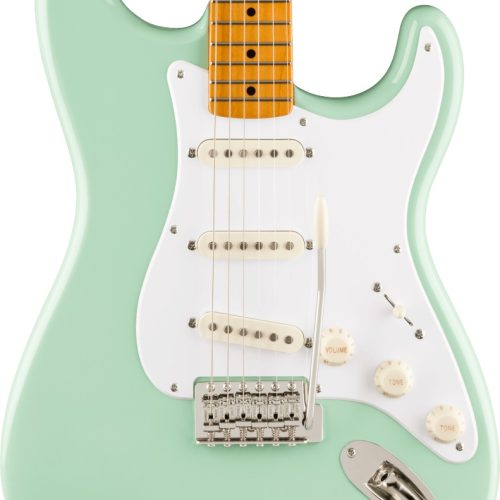 Squier Classic Vibe 50's Stratocaster with Maple Fingerboard in Surf Green in stock