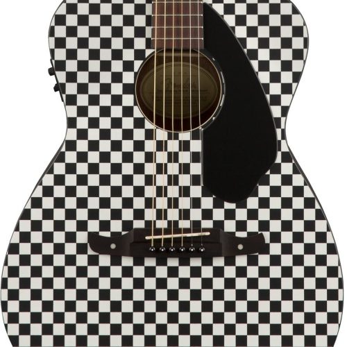 Fender Tim Armstrong Signature Hellcat Electro Acoustic Guitar in Checkerboard in stock