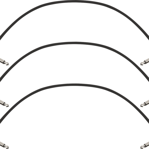 Fender Blockchain 12in Patch Cable 3-pack Angle/Angle in stock