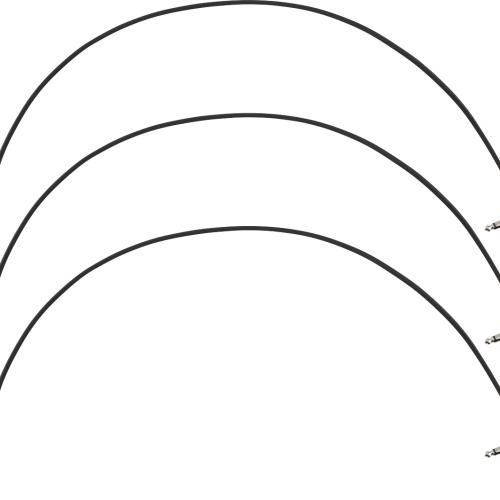 Fender Blockchain 24in Patch Cable 3-pack Straight/Angle in stock