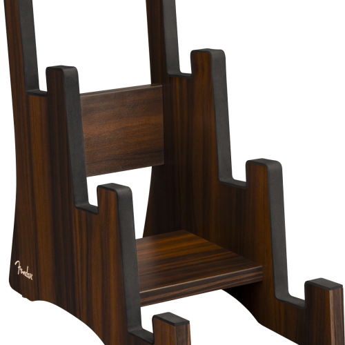 Fender Deluxe Wooden 3-Tier Multi Stand in stock