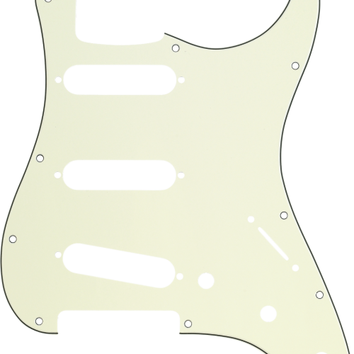 Fender 11-Hole Modern-Style Stratocaster SSS Pickguard in Mint Green in stock