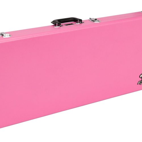 Fender Joe Strummer Strat/Tele Case in Pink Leopard in stock