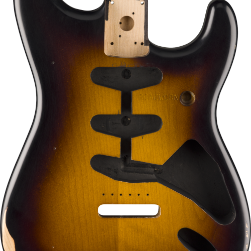 Fender Replacment Road Worn '50s Stratocaster Body in 2 Tone Sunburst in stock