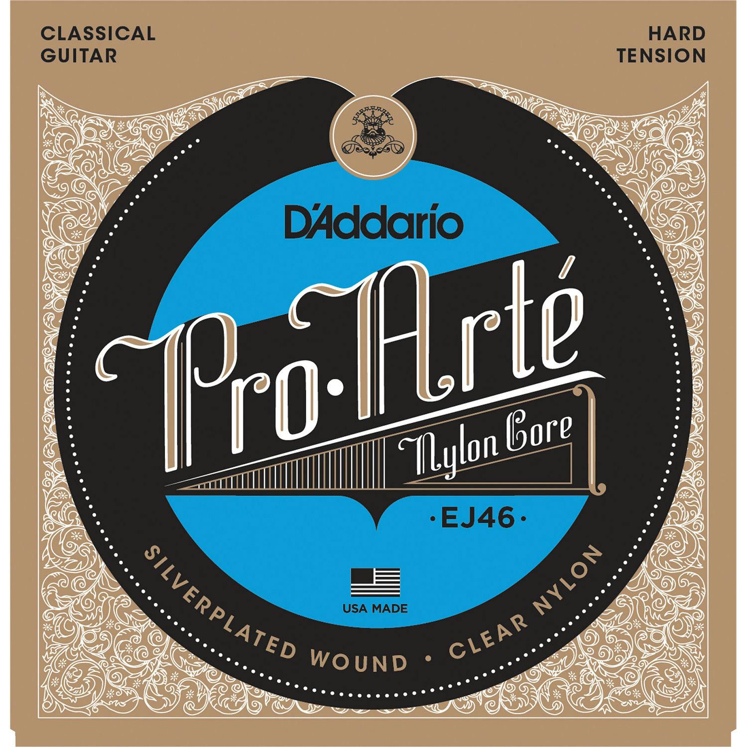 D'addario Pro-Arte Laser Selected Hard Tension Classical Nylon Strings in stock