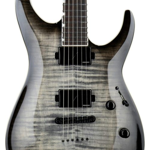 ESP LTD MH-1000NT FM Electric Guitar in Charcoal Burst in stock