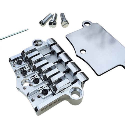 Babicz FCH 3PT 4-String Bass Guitar Bridge in Chrome in stock