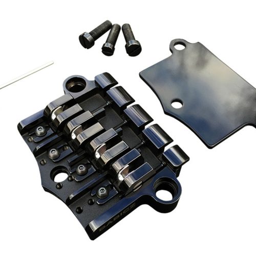 Babicz FCH 3PT 4-String Bass Guitar Bridge in Black in stock