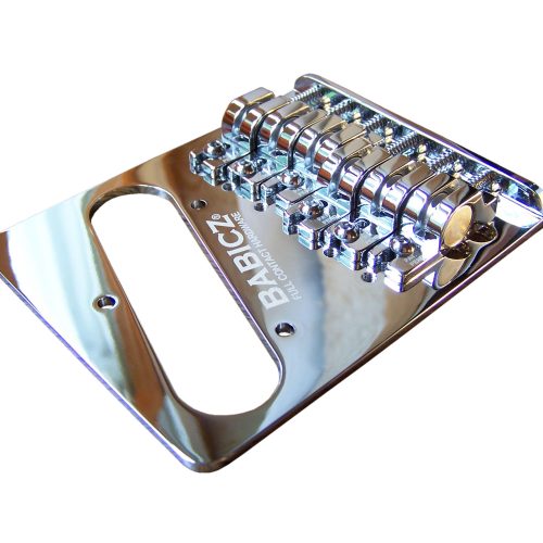 Babicz FCH6 6-String Telecaster Style Bridge in Chrome in stock