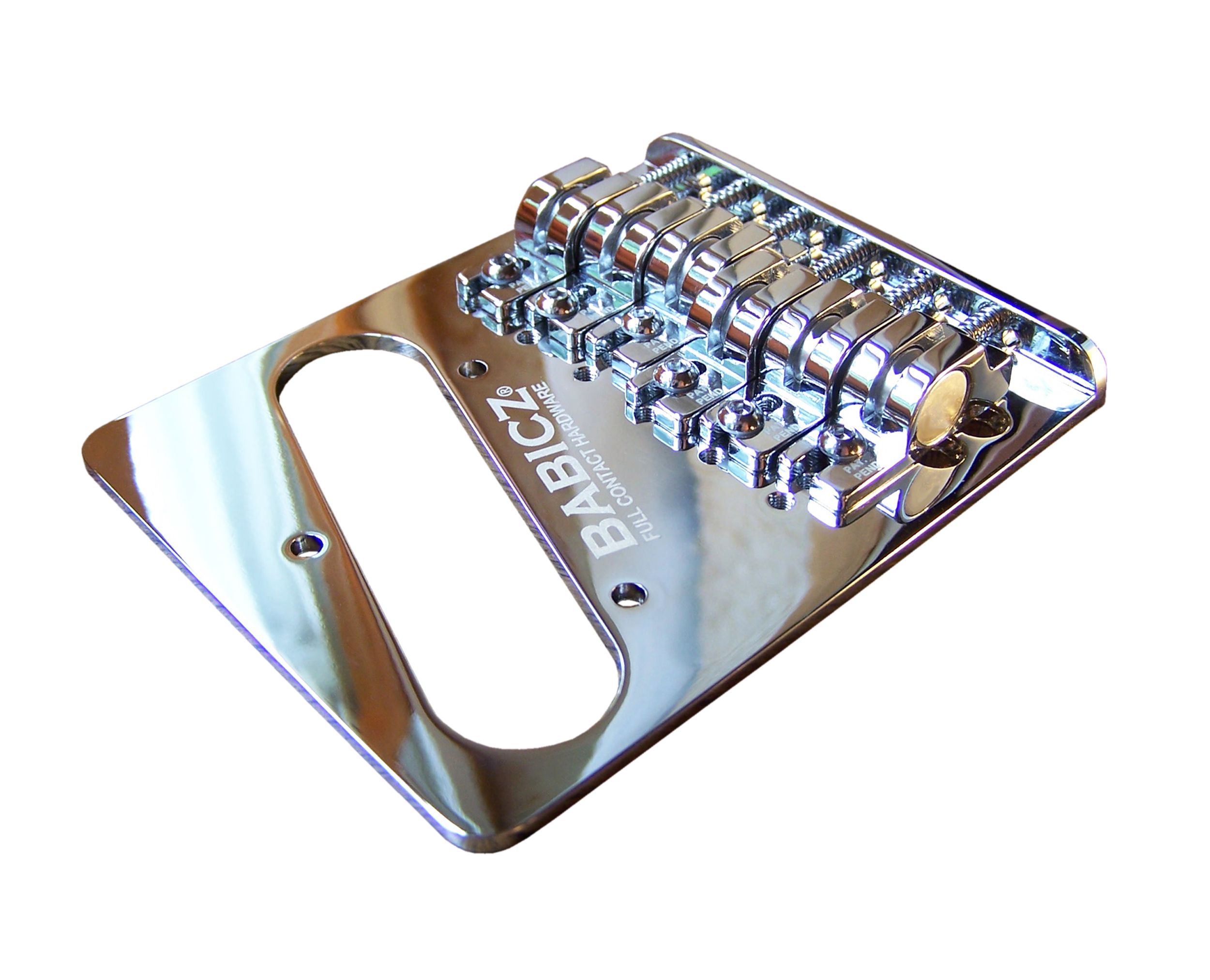 Babicz FCH6 6-String Telecaster Style Bridge in Chrome in stock - Image 1