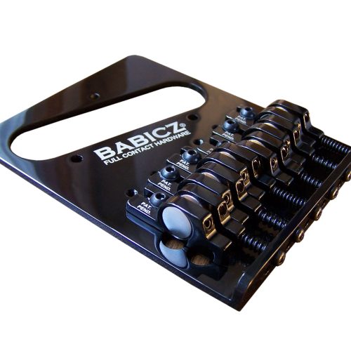 Babicz FCH6 6-String Telecaster Style Bridge in Black in stock