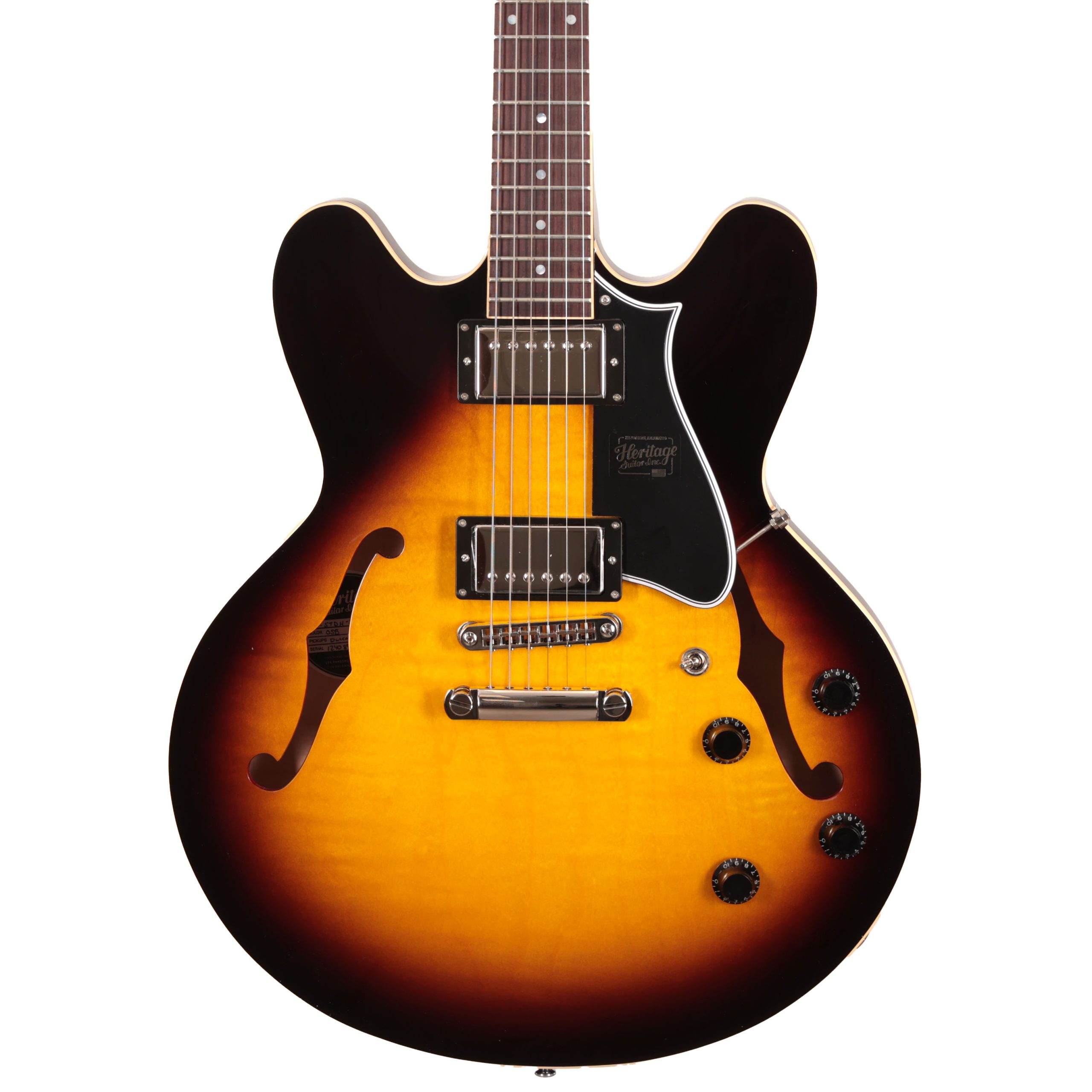 Heritage Standard Collection H-535 Semi-Hollow Electric Guitar in Original Sunburst in stock