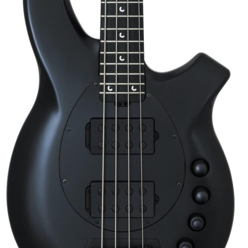 Music Man Bongo 4 HH Bass Guitar in Stealth Black in stock
