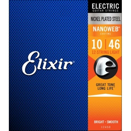 Elixir 10-46 12 String Electric Guitar Set in stock