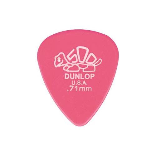 Jim Dunlop Delrin 500 Plectrums 0.71mm 12-Pack in stock