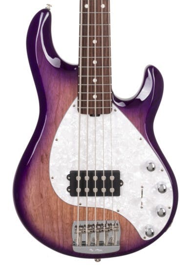 Music Man StingRay Special 5 Bass in Purple Sunset in stock