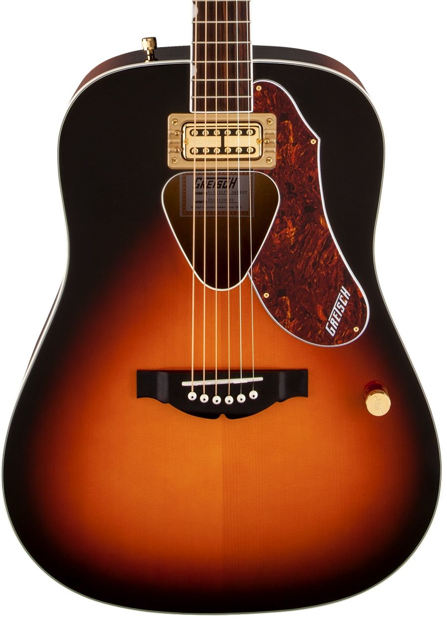 Gretsch G5031FT Rancher Dreadnought in Sunburst with FideliTron Pickup in stock